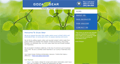 Desktop Screenshot of gozagear.com