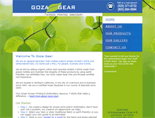 Tablet Screenshot of gozagear.com
